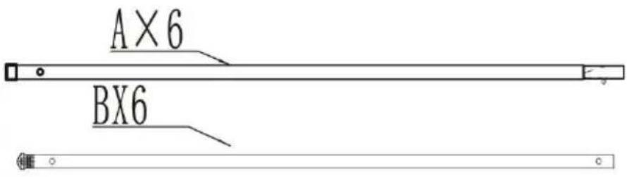Vevor PFTSTGMS09 - PARTS LIST - 1