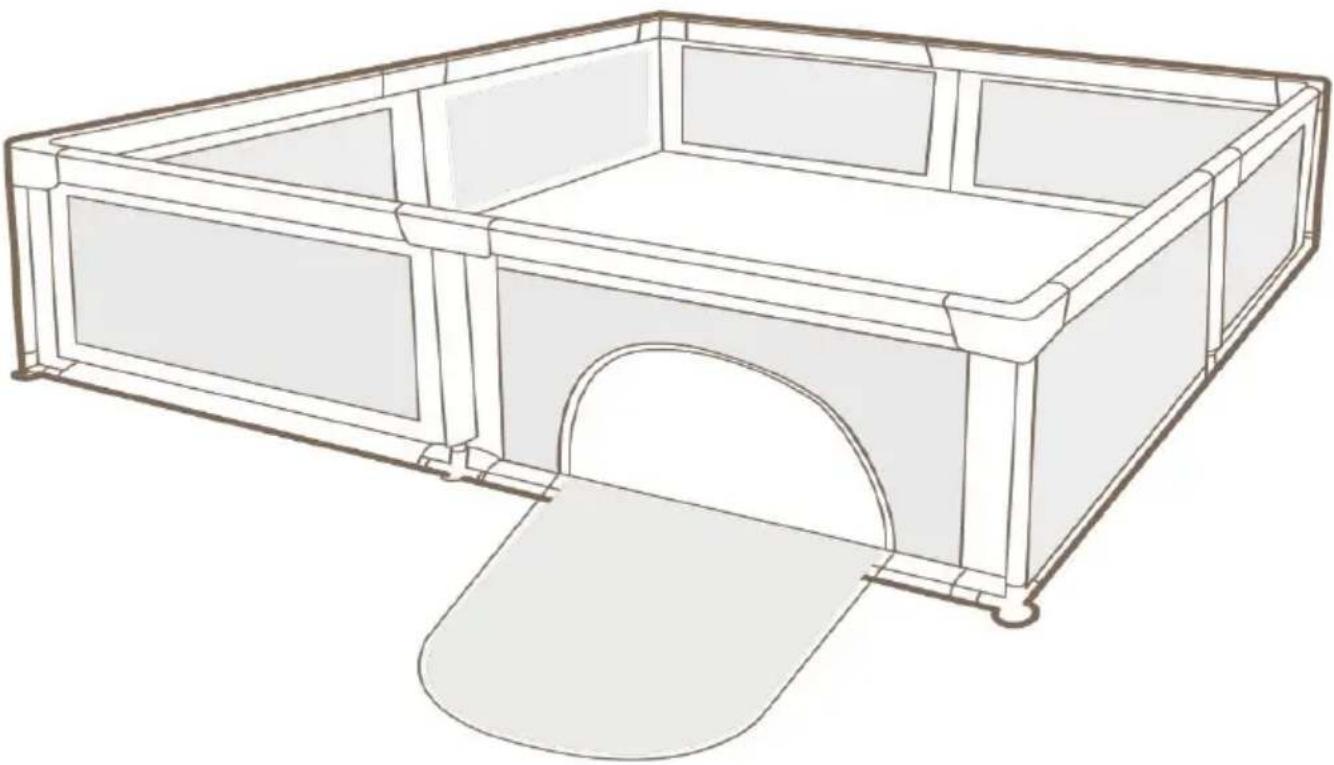 Vevor P1001-2 - BABY PLAYPEN - 1