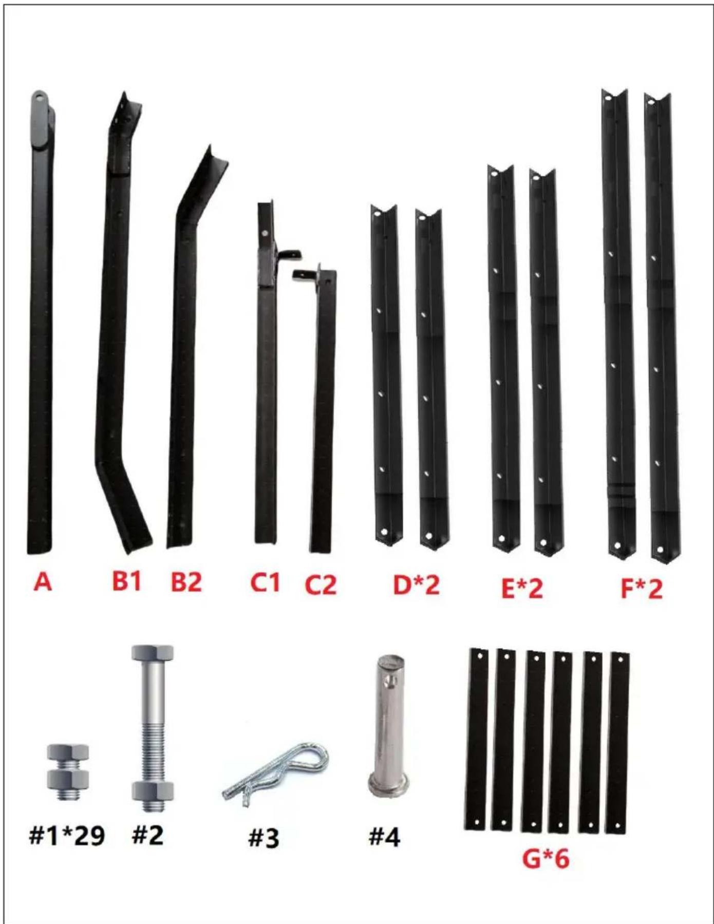 Vevor QYP84IN - PARTS LIST - 1