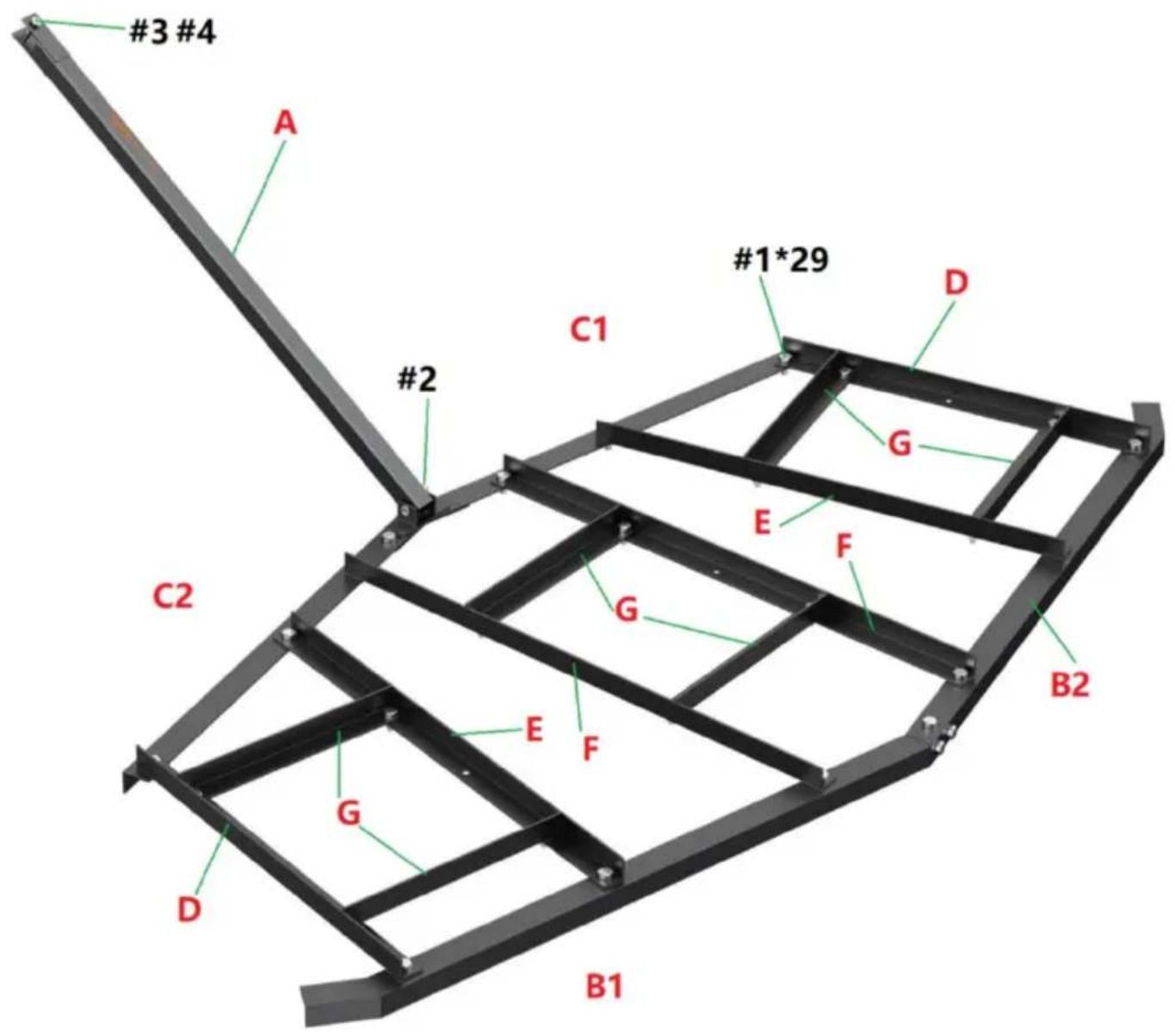 Vevor QYP84IN - PARTS LIST - 2