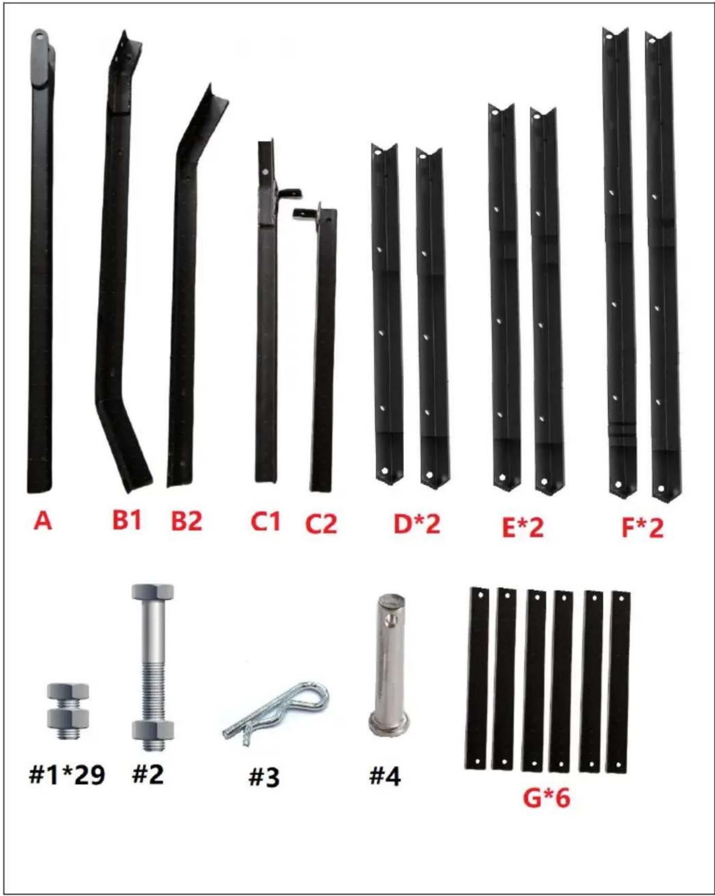 Vevor QYP84IN - PARTS LIST - 1