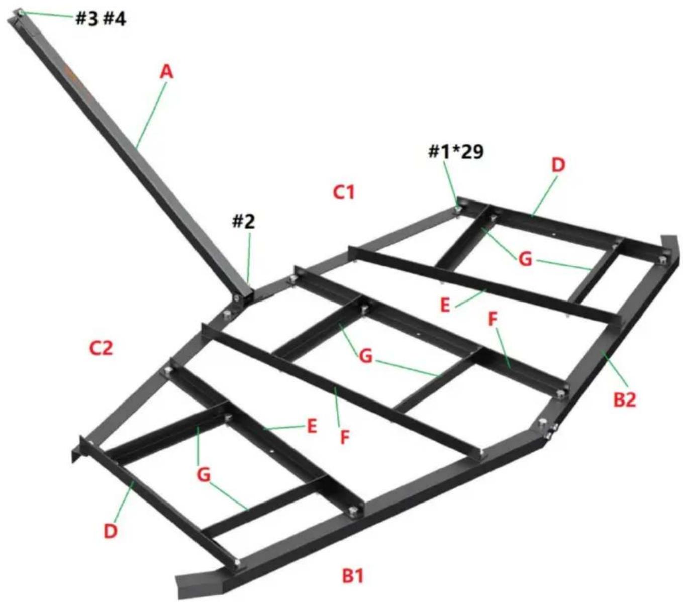 Vevor QYP84IN - PARTS LIST - 2
