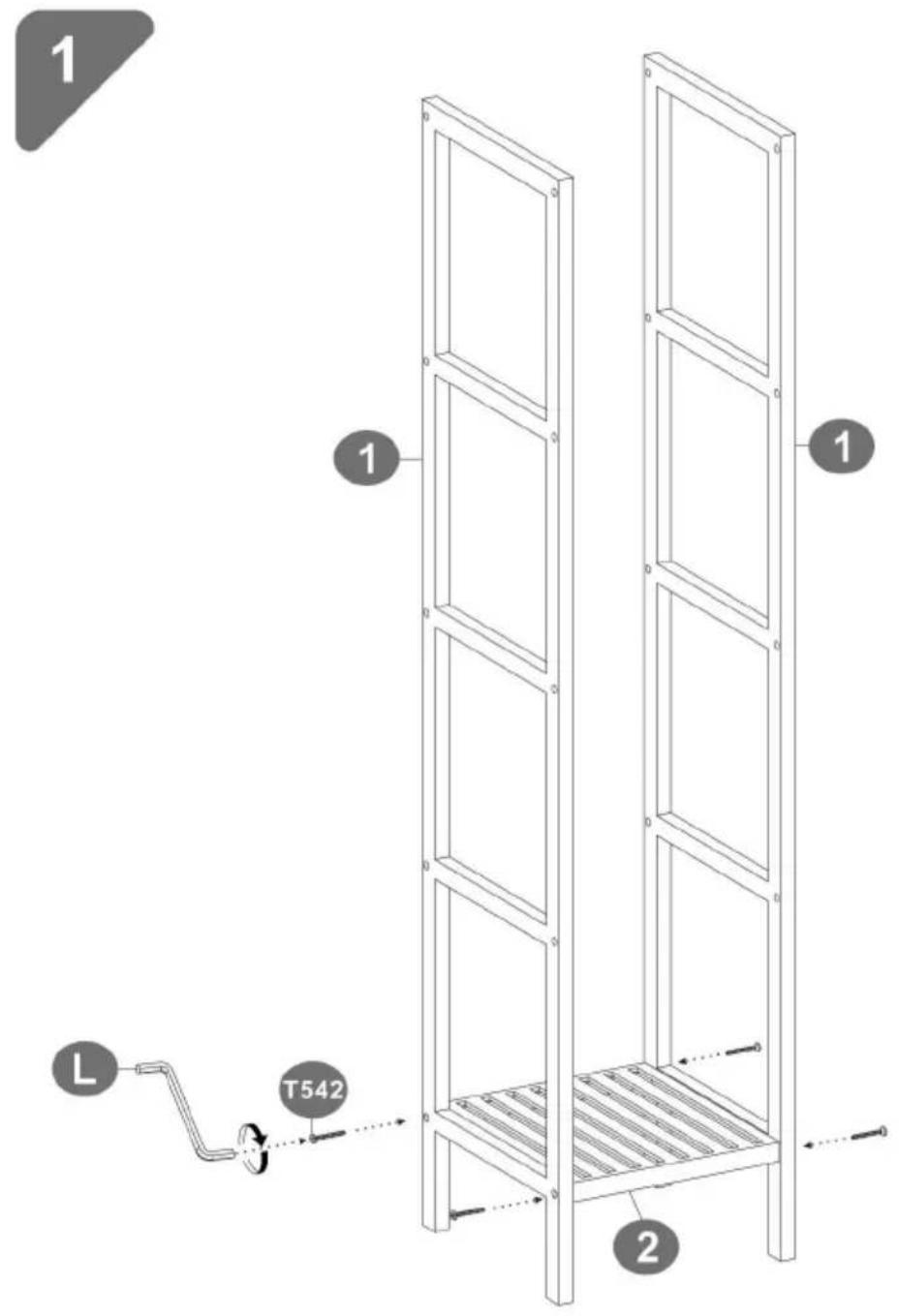 Vevor OPX-BCB55N - ASSEMBLY STEPS - 1