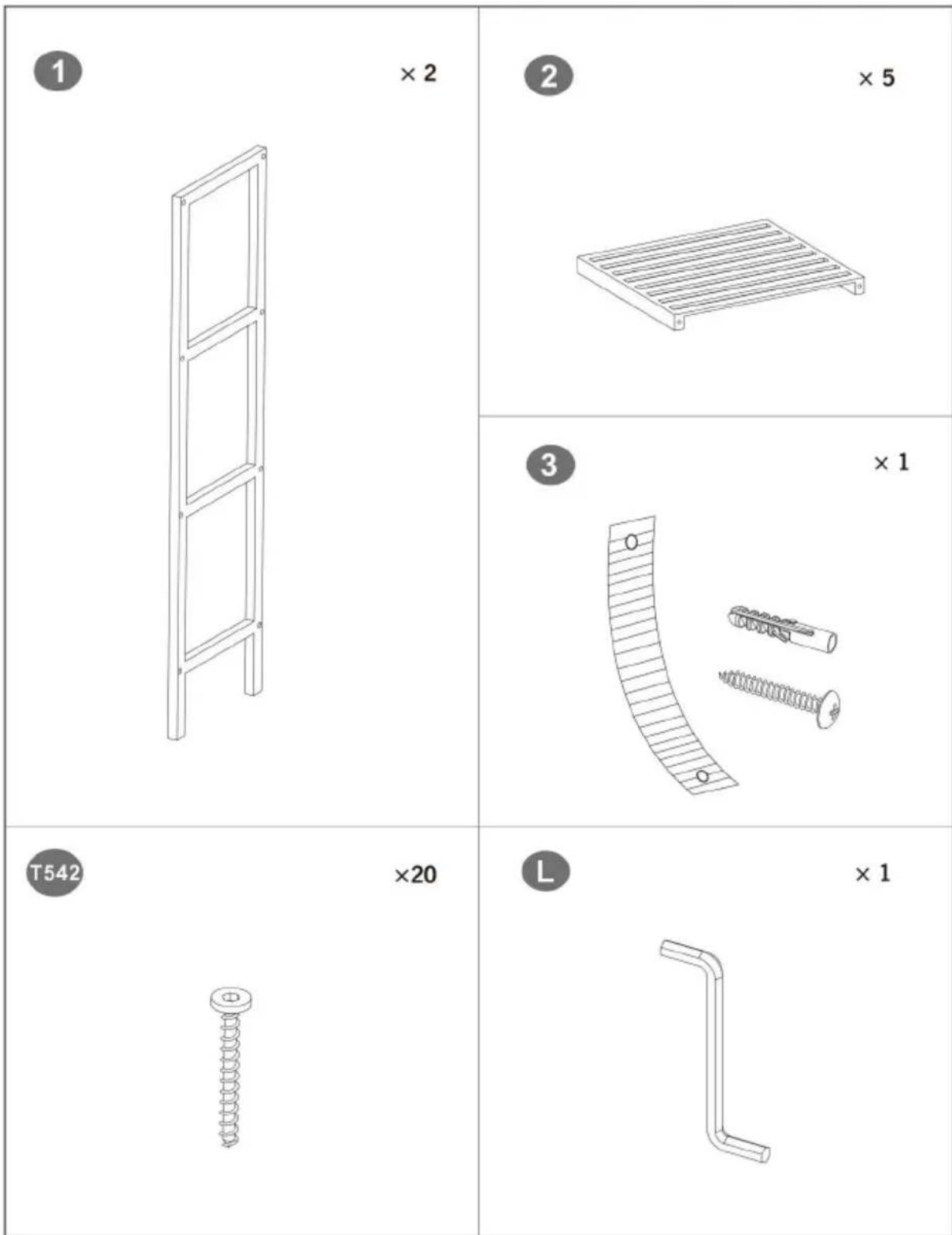 Vevor OPX-BCB55N - PACKAGE CONTENTS - 1