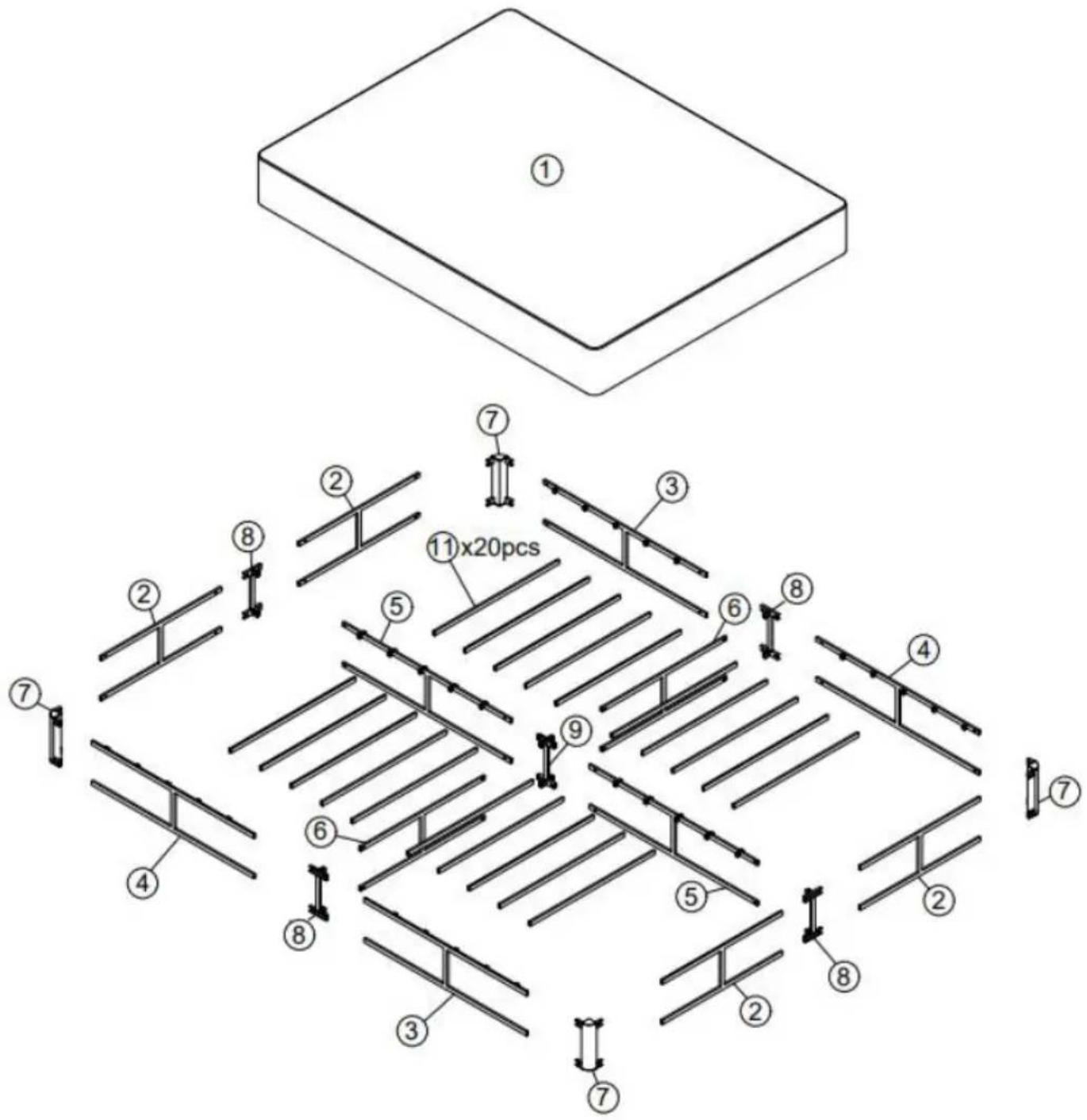 Vevor PB05-Q - PARTS LIST - 1