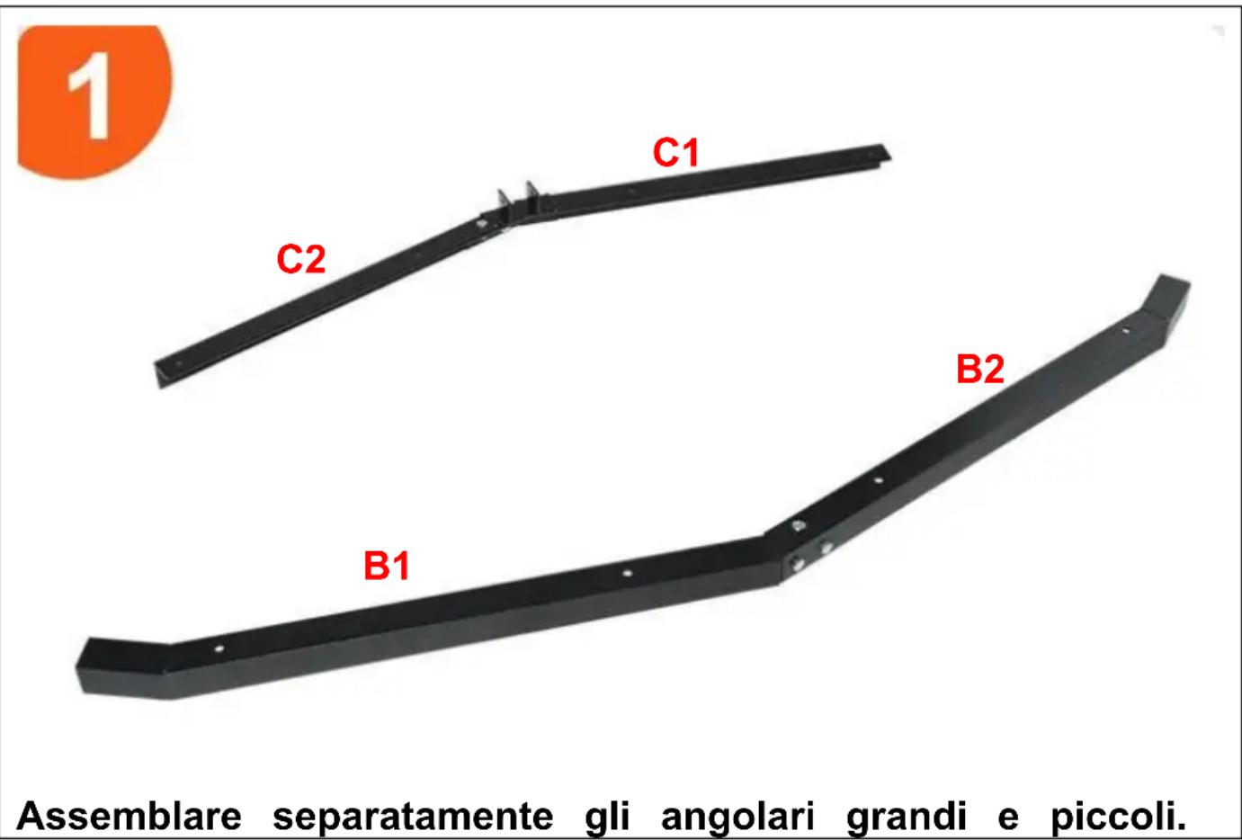 Vevor QYP74IN - ASSEMBLY STEP - 1
