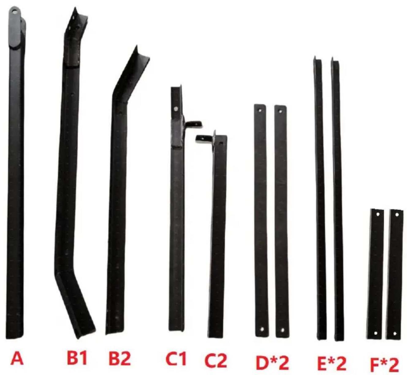 Vevor QYP74IN - PARTS LIST - 1