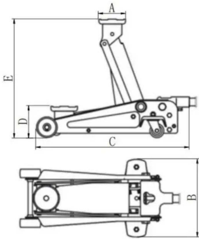 Vevor QJD61A-J1602-1 - TECHNISCHE SPECIFICATIE - 1