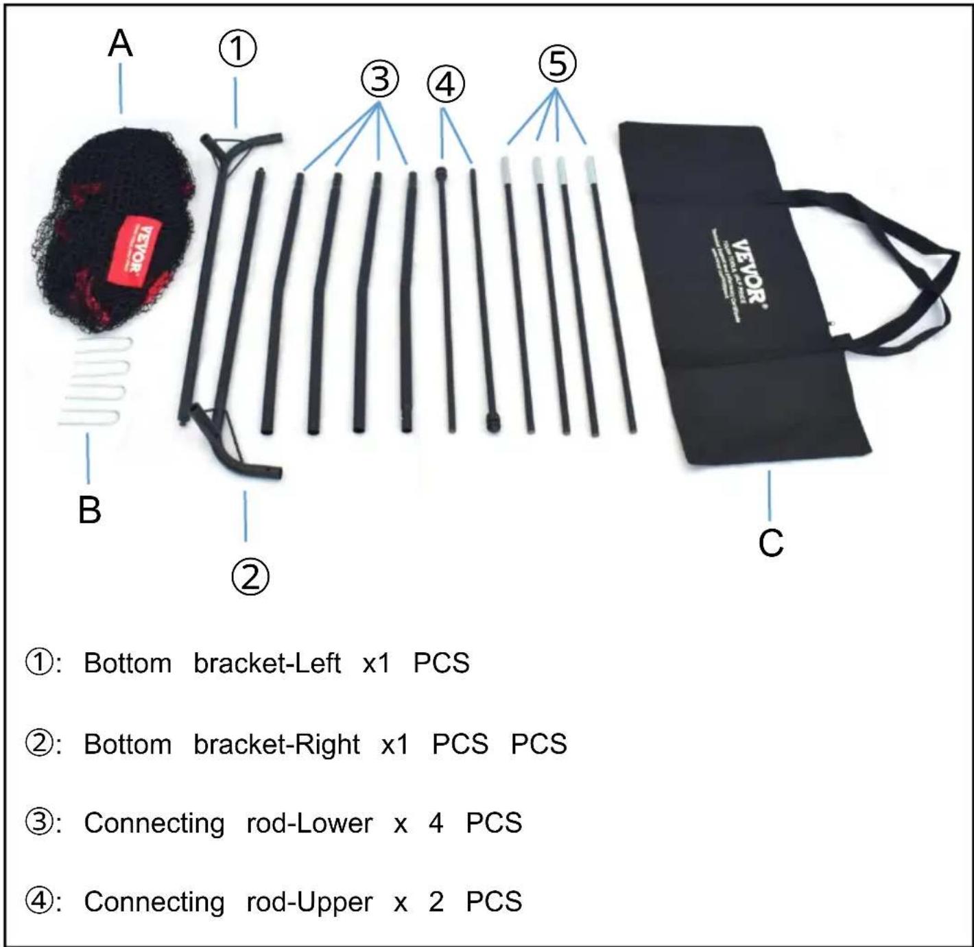 Vevor PDYGF002 - ASSEMBLY STEPS - 1