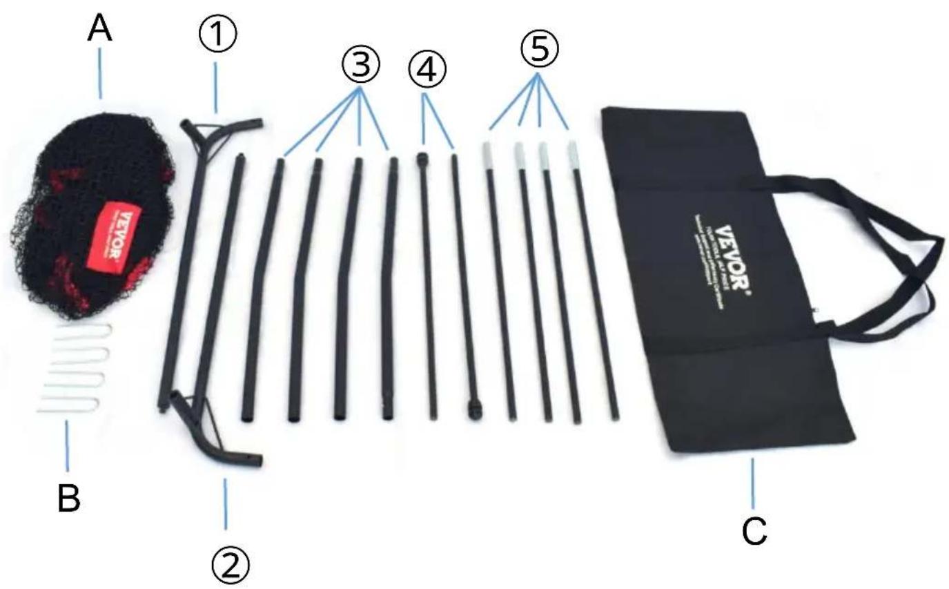 Vevor PDYGF002 - ASSEMBLY STEPS - 1