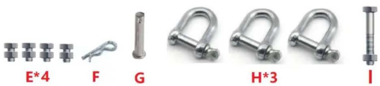 Vevor QYP96*20IN - PARTS LIST - 4