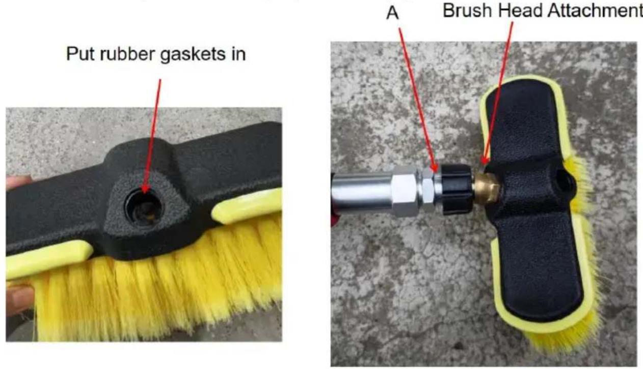 Vevor QD-SSG03 - 1.WAND &amp; EXTENSION WAND CONNECTION. - 2