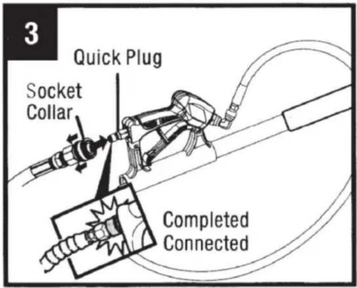 Vevor QD-SSG03 - GUN &amp; QUICK DISCONNECTHOSE CONNECTION (If applicable) - 1