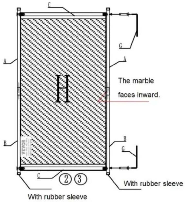 Vevor PFFSTGHS010 - ASSEMBLY STEP - 8