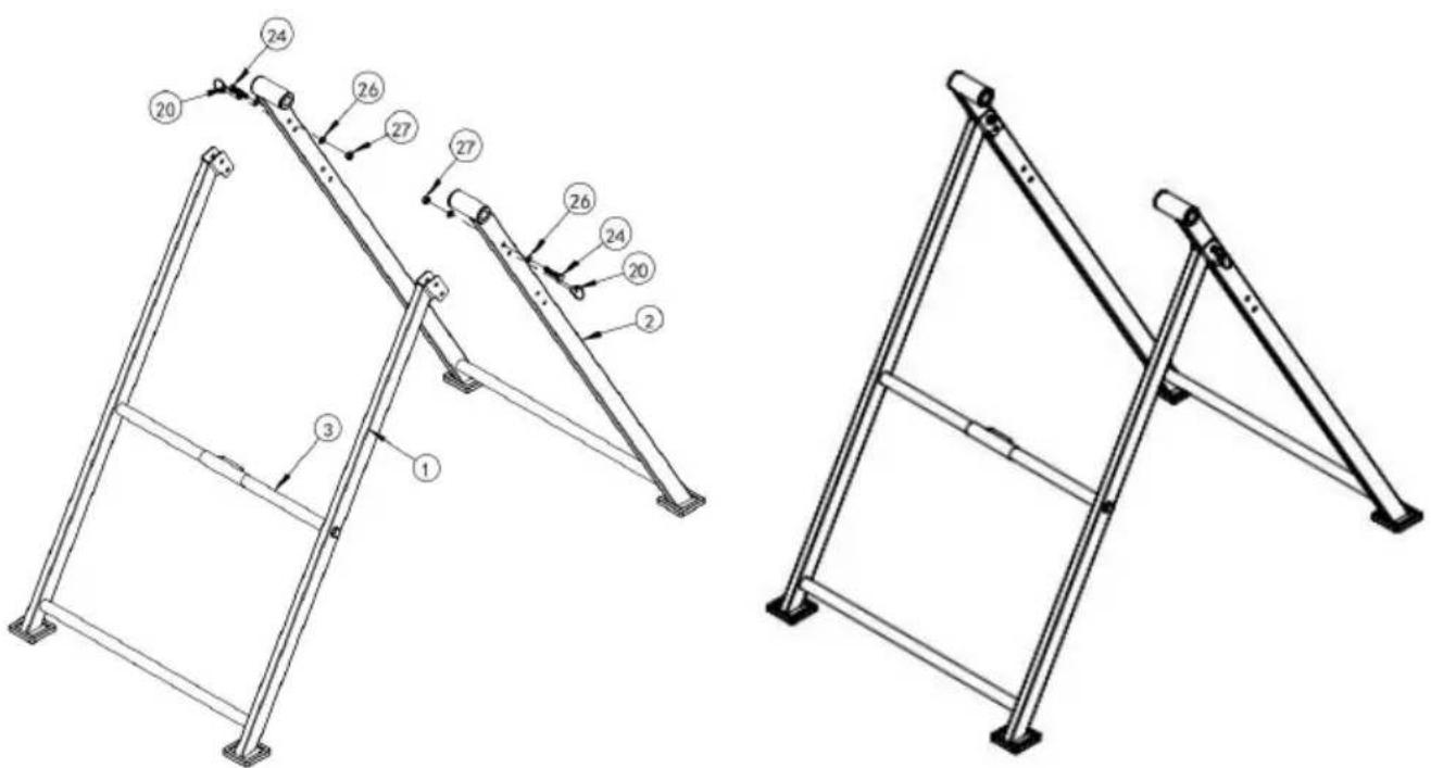 Vevor QD002 - Installationssteg - 1
