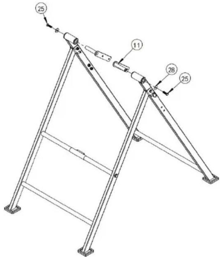 Vevor QD002 - Installationssteg - 2
