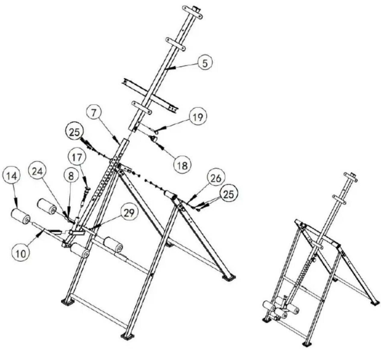 Vevor QD002 - Installationssteg - 3