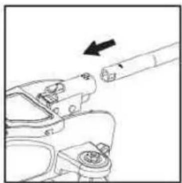 Vevor QK20-QJD61A - ATTACHING THE HANDLE - 1