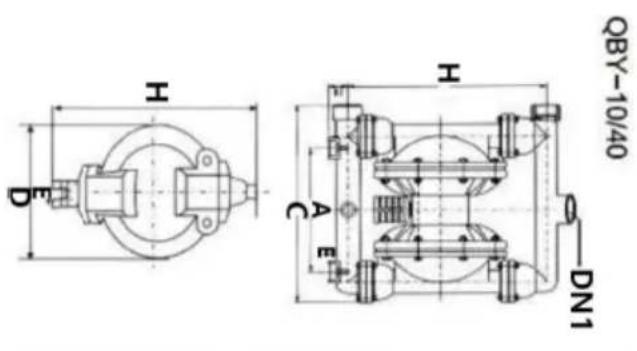 Vevor QBK-15P - QBK INSTALLATION SIZE CHART - 5