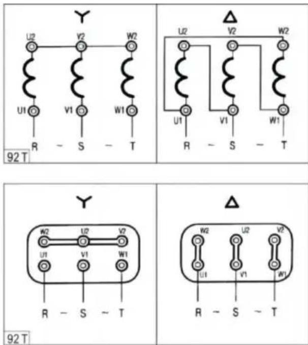 Vevor HT777 - Aansluitschema voor briefasemotoren: - 1