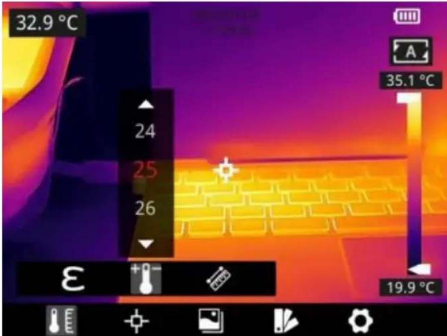 Vevor SC384M - Omgivningstemperatur : Reflectionstemperaturen på - 1