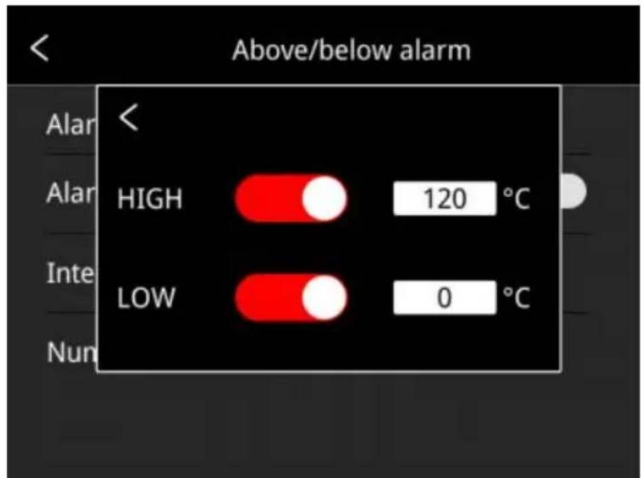 Vevor SC384M - Allarme temperatura superiore/inferiore - 2