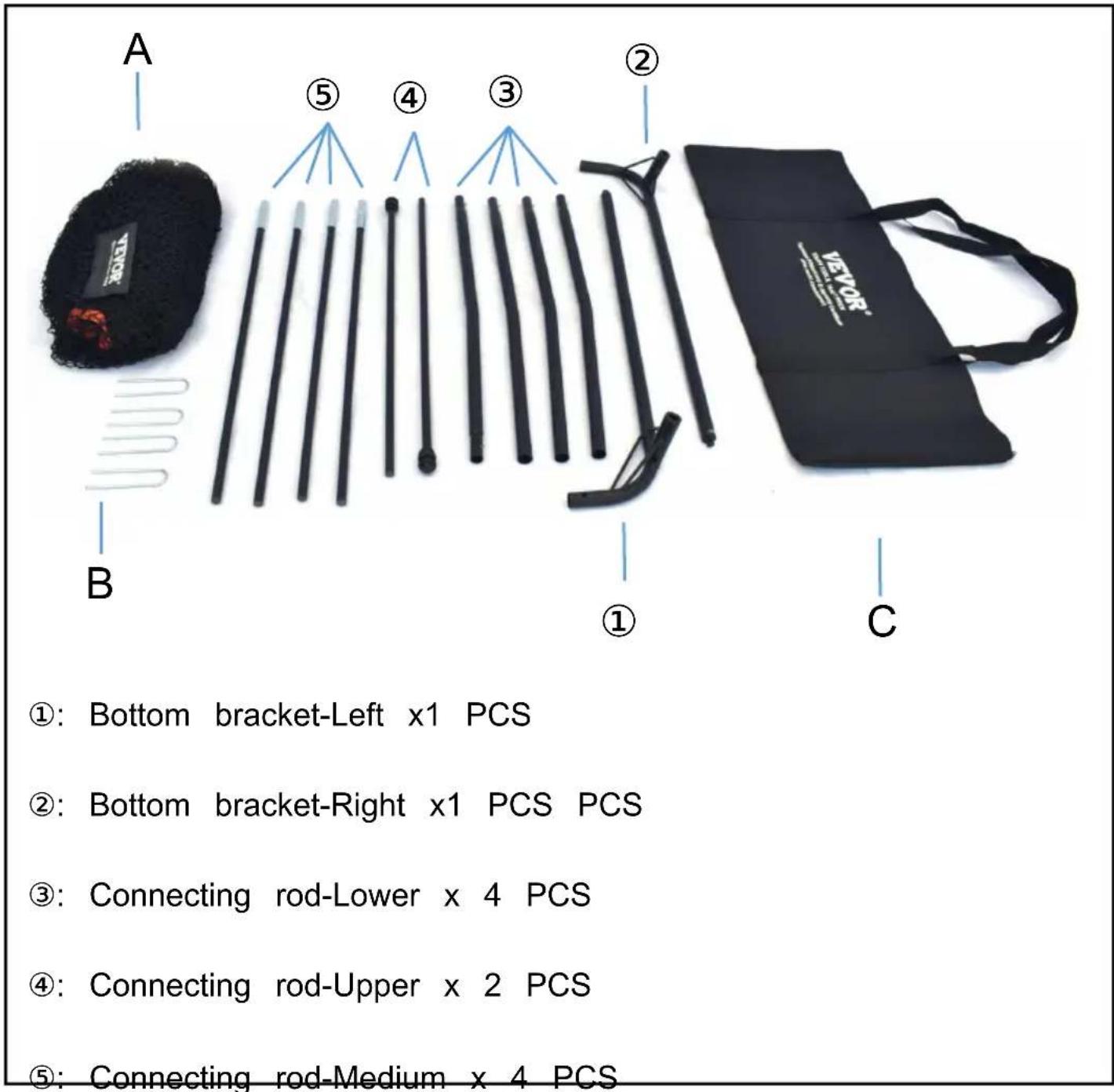 Vevor PDYGF003 - ASSEMBLY STEPS - 1