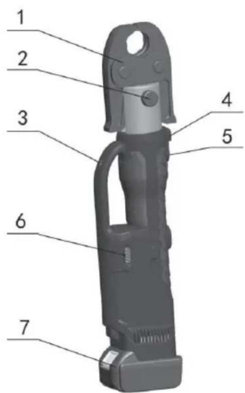 Vevor PZ-1550 - Description of components: - 1
