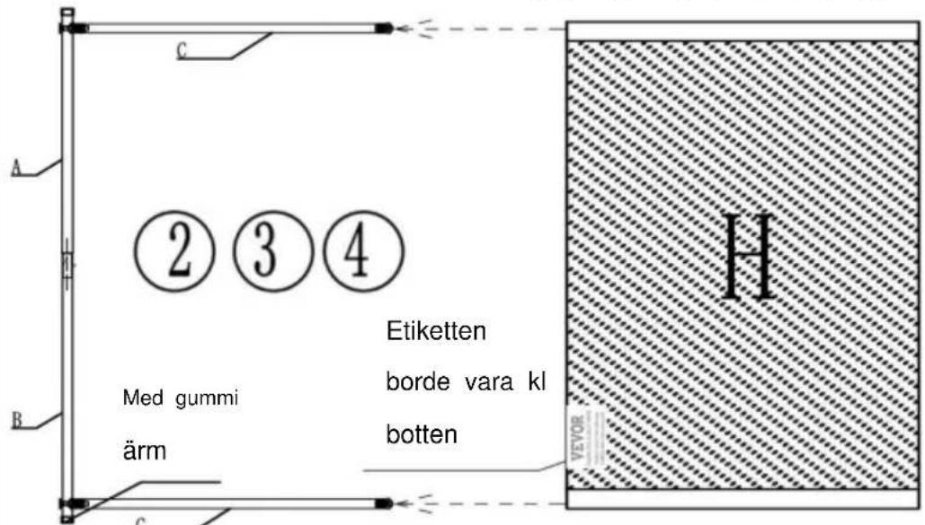 Vevor PFFSTGMS12 - MONTERINGSTEG - 9