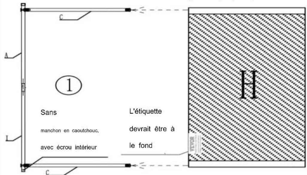 Vevor PFFSTGMS12 - ÉTAPE D'ASSEMBLAGE - 6