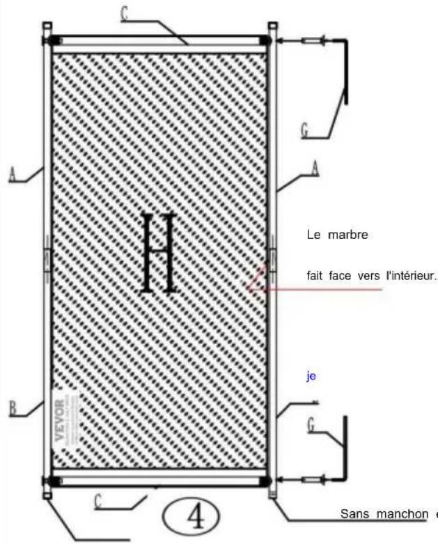 Vevor PFFSTGMS12 - ÉTAPE D'ASSEMBLAGE - 11