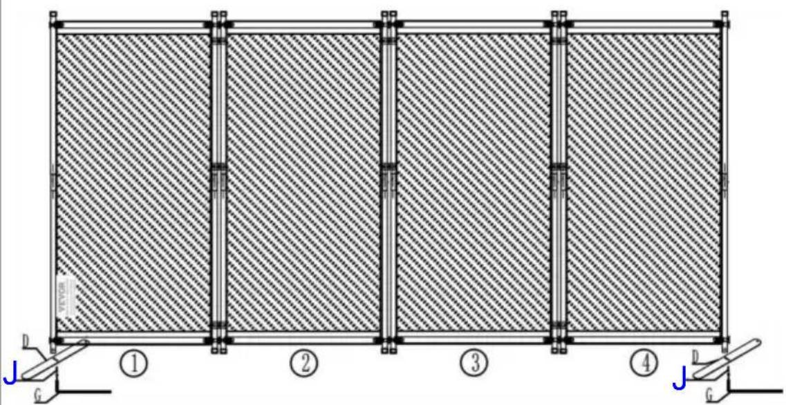 Vevor PFFSTGMS12 - ÉTAPE D'ASSEMBLAGE - 13