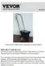 Vevor RFS-065 - PART LIST - 1