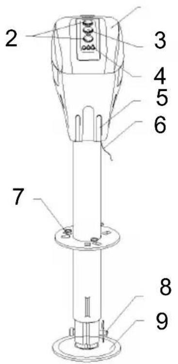Vevor RVCP3500 - STRUCTURE DIAGRAM - 1