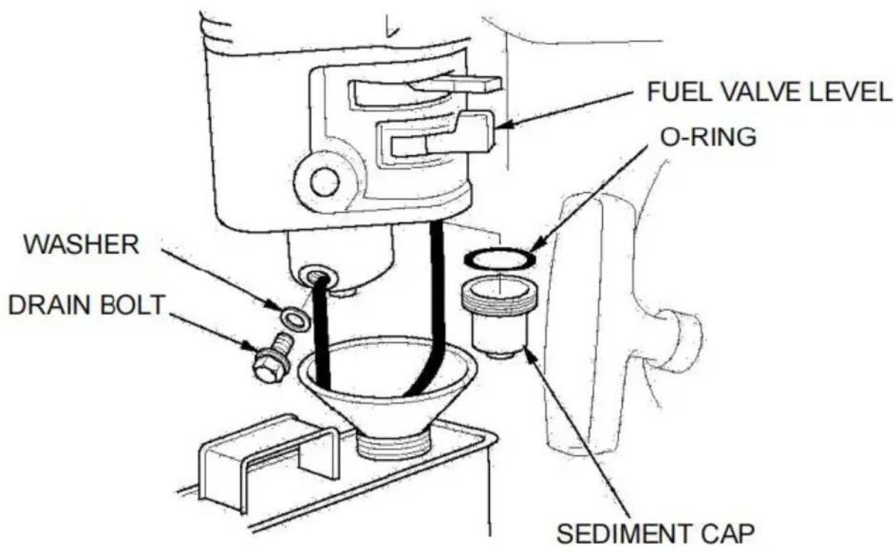 Vevor SCWP80Ⅱ - Draining the Fuel Tank and Carburetor - 1
