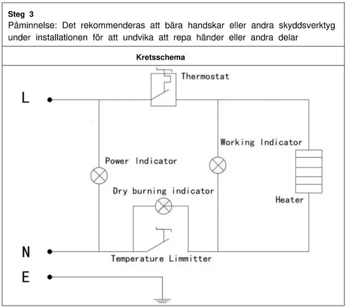 Vevor SC-TC-3112 - Produktstrukturdiagram - 4