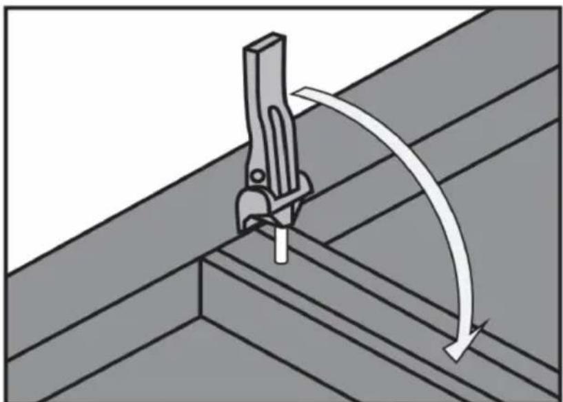 Vevor HTFD1555 - Fold up the cover - 2