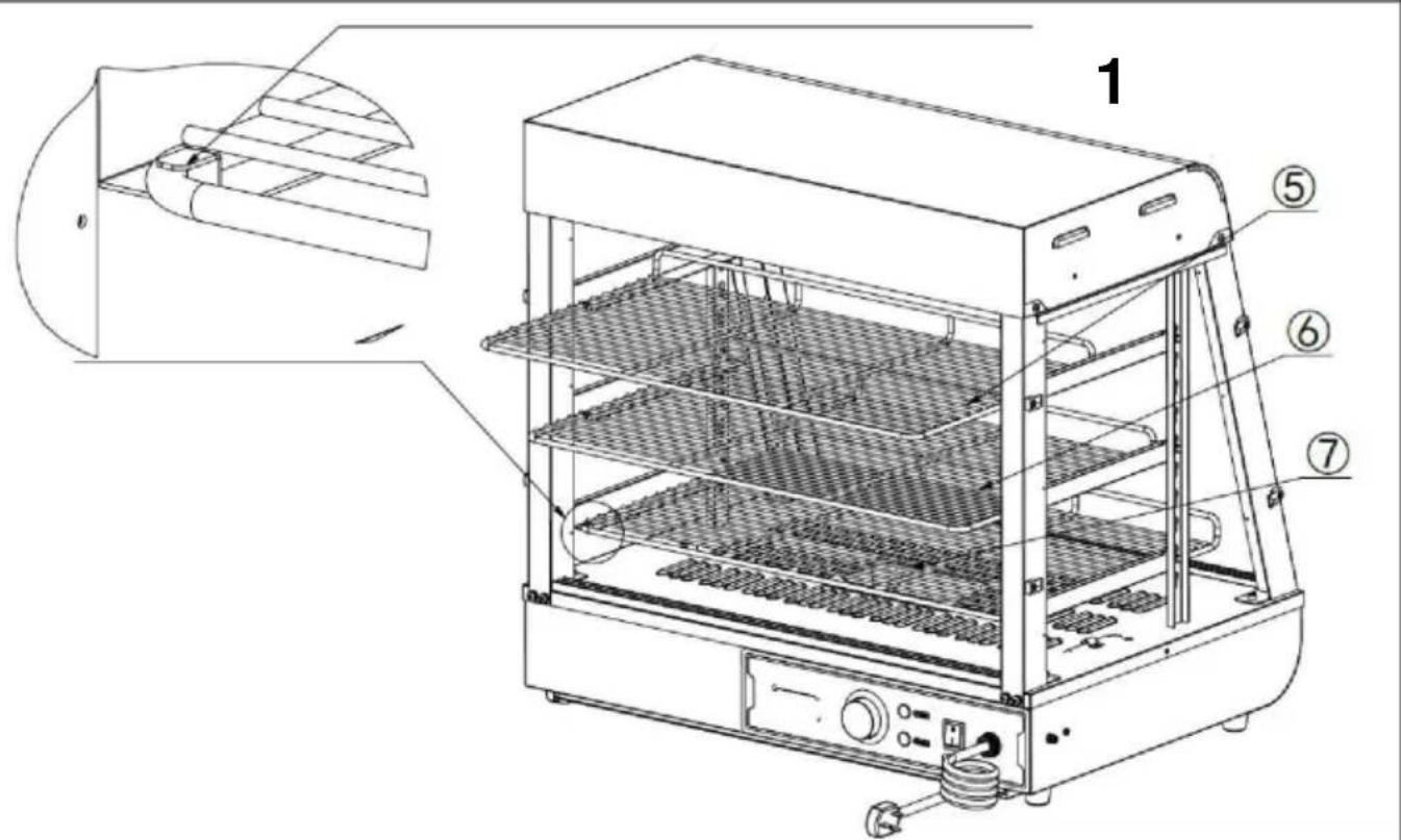 Vevor SC-CJ-602 - Schema di installmente del prodotto: - 13