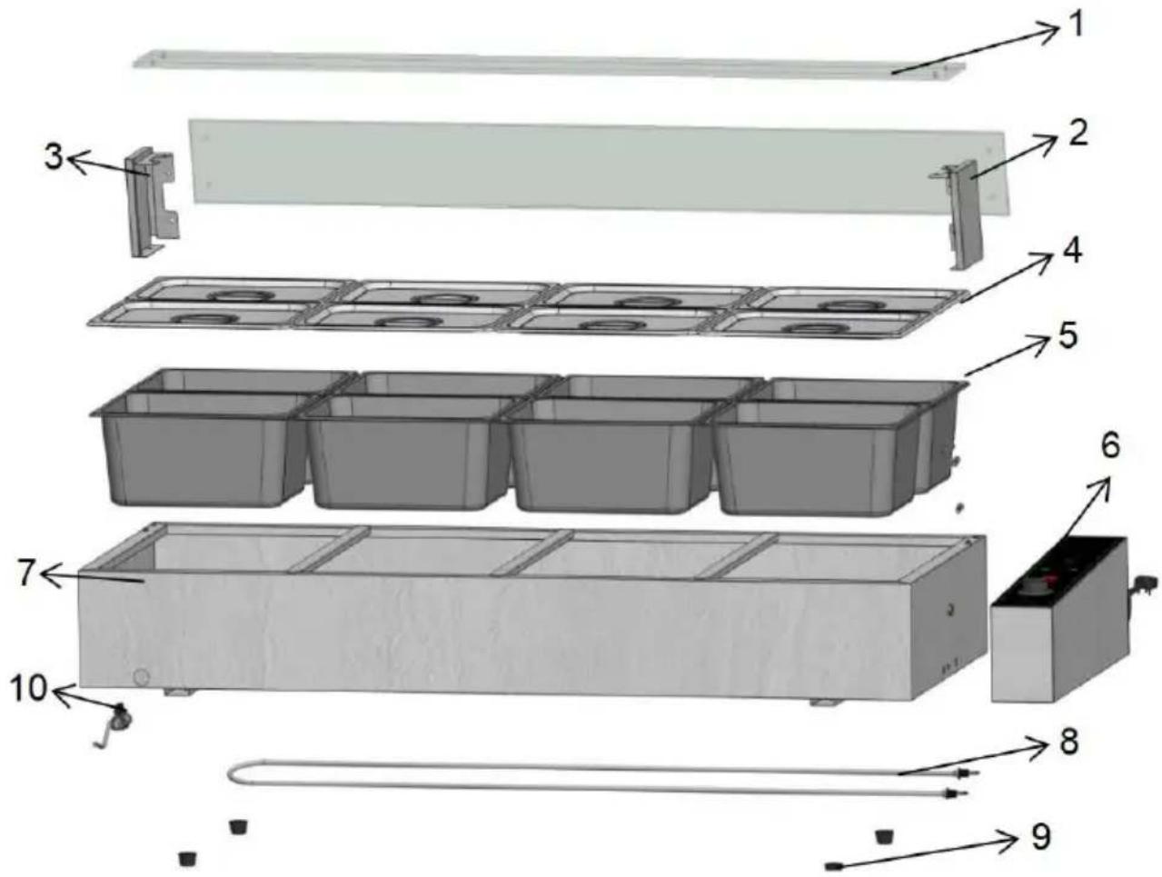 Vevor SC-TC-215 - 8.Product Structure Diagram - 1