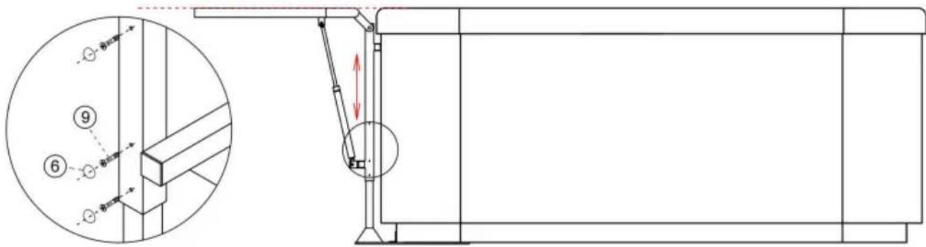 Vevor SCL-03 - Installationssteg 3: Montera tippramen. - 1