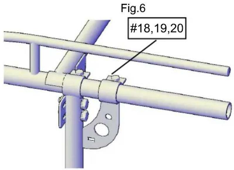 Vevor SC1402 - STEP 2: Install rear mounting feet - 3