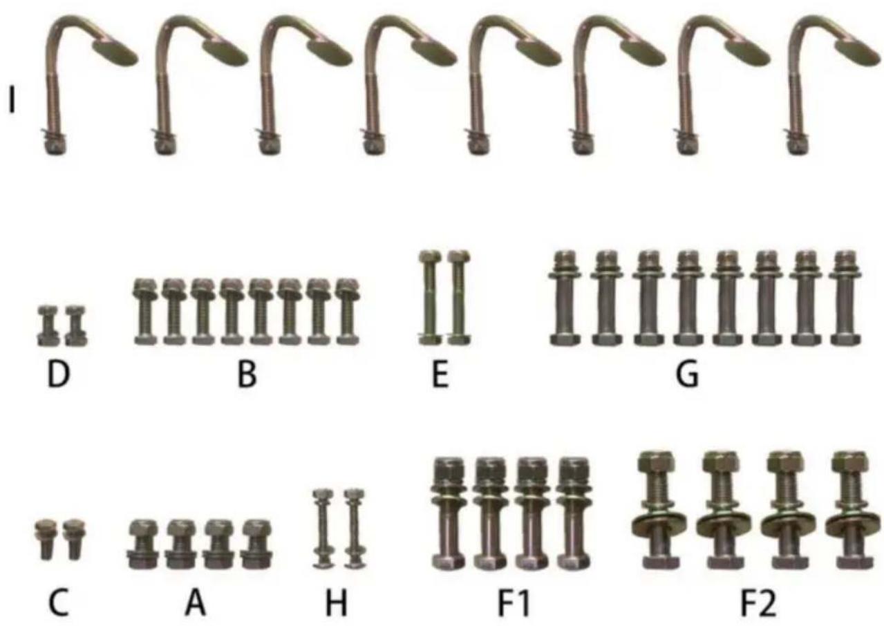 Vevor SC1402 - LISTE DES COLIS - 2