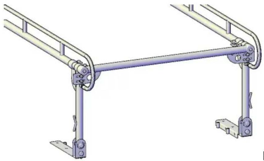 Vevor SC1402 - STEP 2: Install rear mounting feet - 1