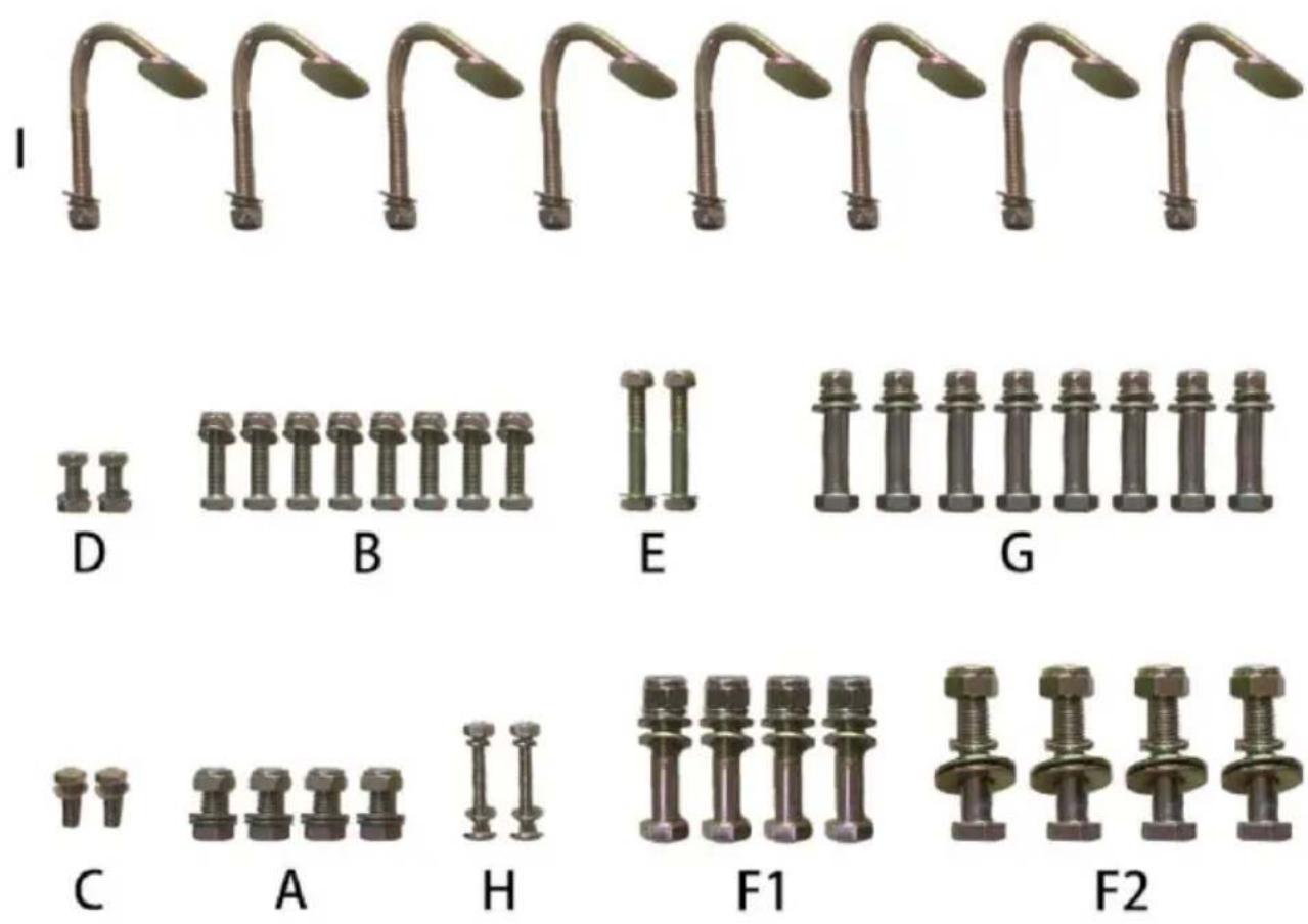 Vevor SC1402 - PACKAGE LIST - 2