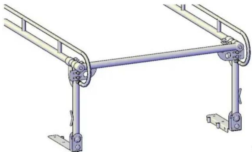 Vevor SC1402 - FASE 2: installare i piedini di montaggio posteriori - 1