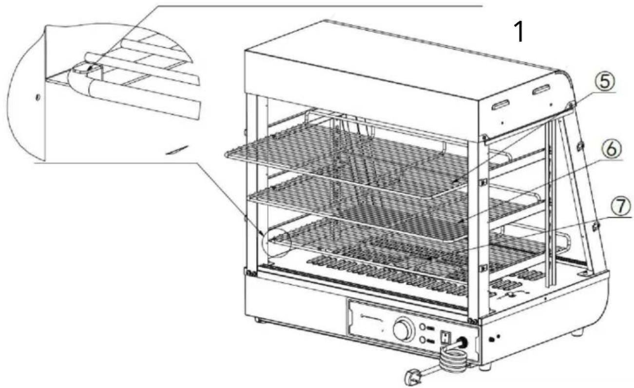 Vevor SC-CJ-601 - Schemat instalacji produktu: - 39