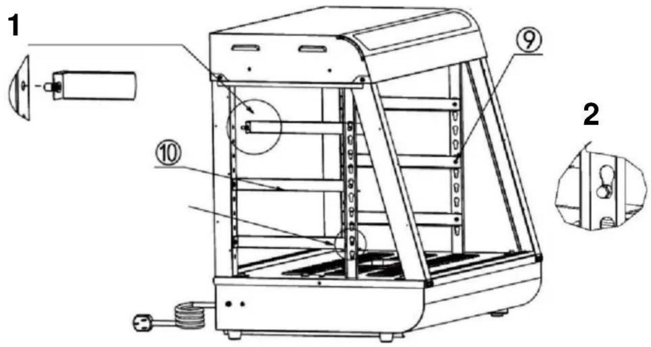 Vevor SC-CJ-601 - Symbolbeskrivning: I - 34