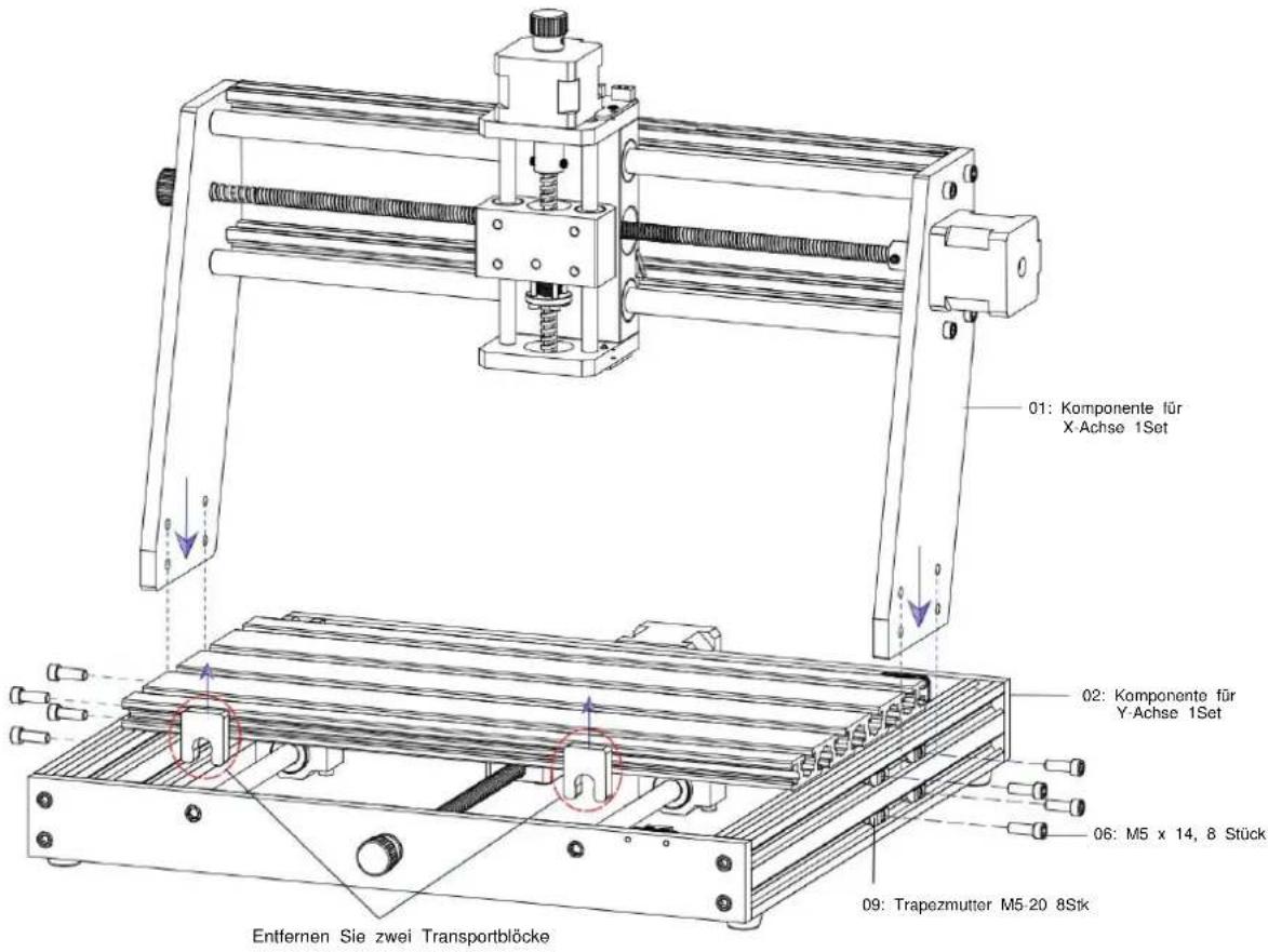 Vevor S3020 - Maschinenmontage  X- - 1
