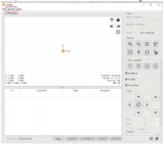 Vevor S3020 - Set the port and connection - 1
