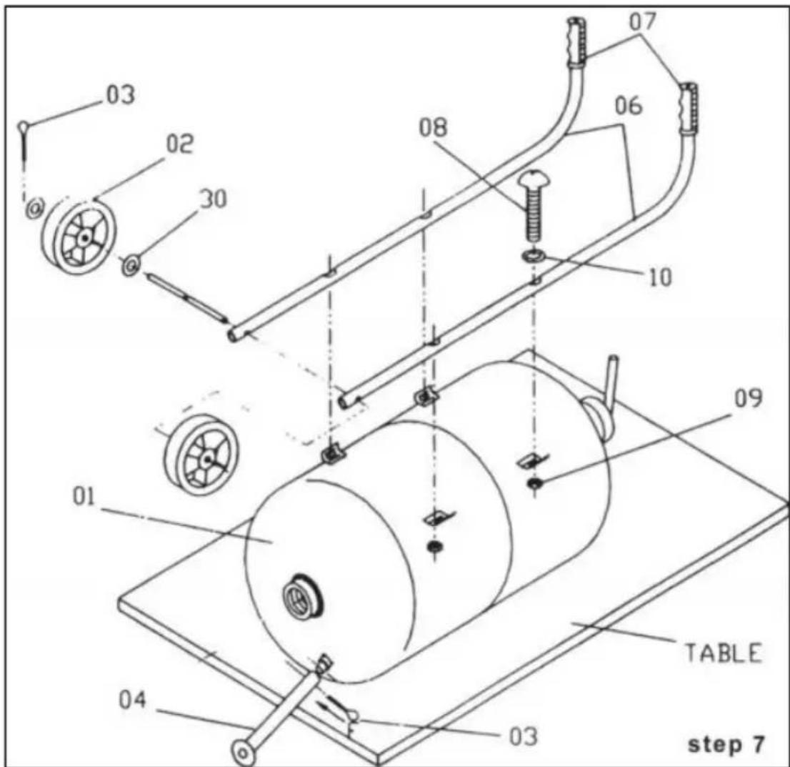 Vevor FF-Q903 - ASSEMBLY INSTRUCTIONS - 5